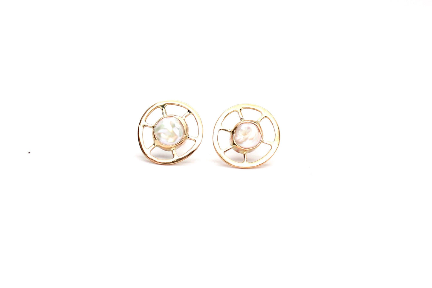 Pearl "Adela" Stud Earrings