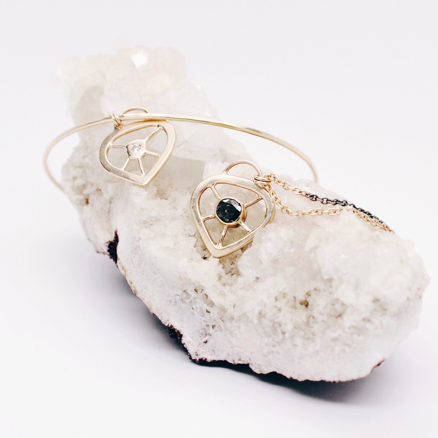 Black Diamond "Blair" Necklace