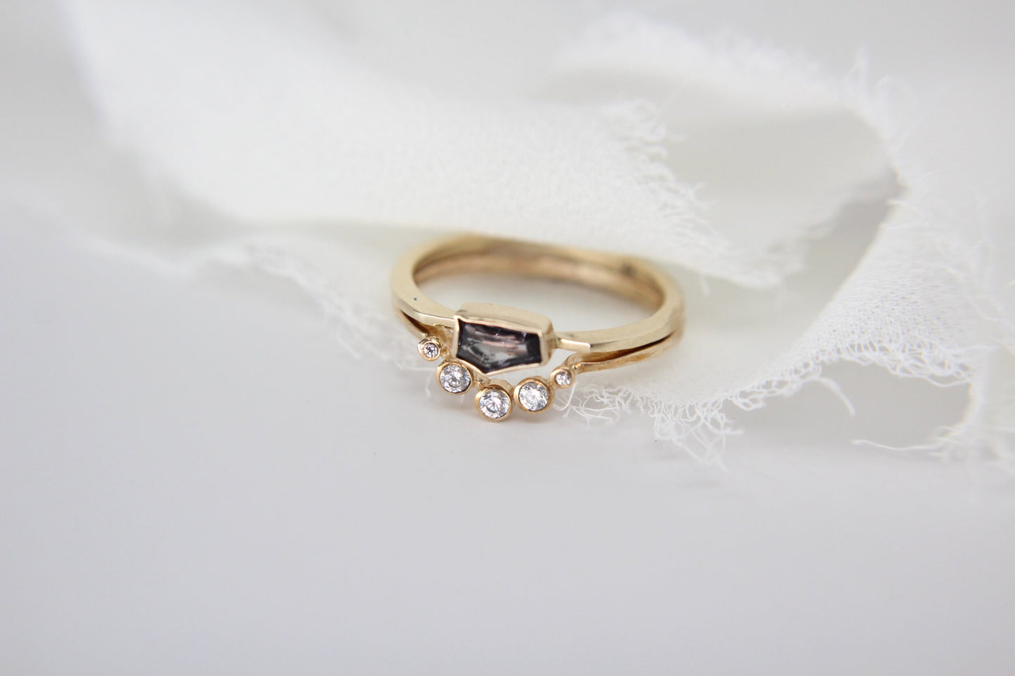 Geometric Spinel “Aubrey” Ring