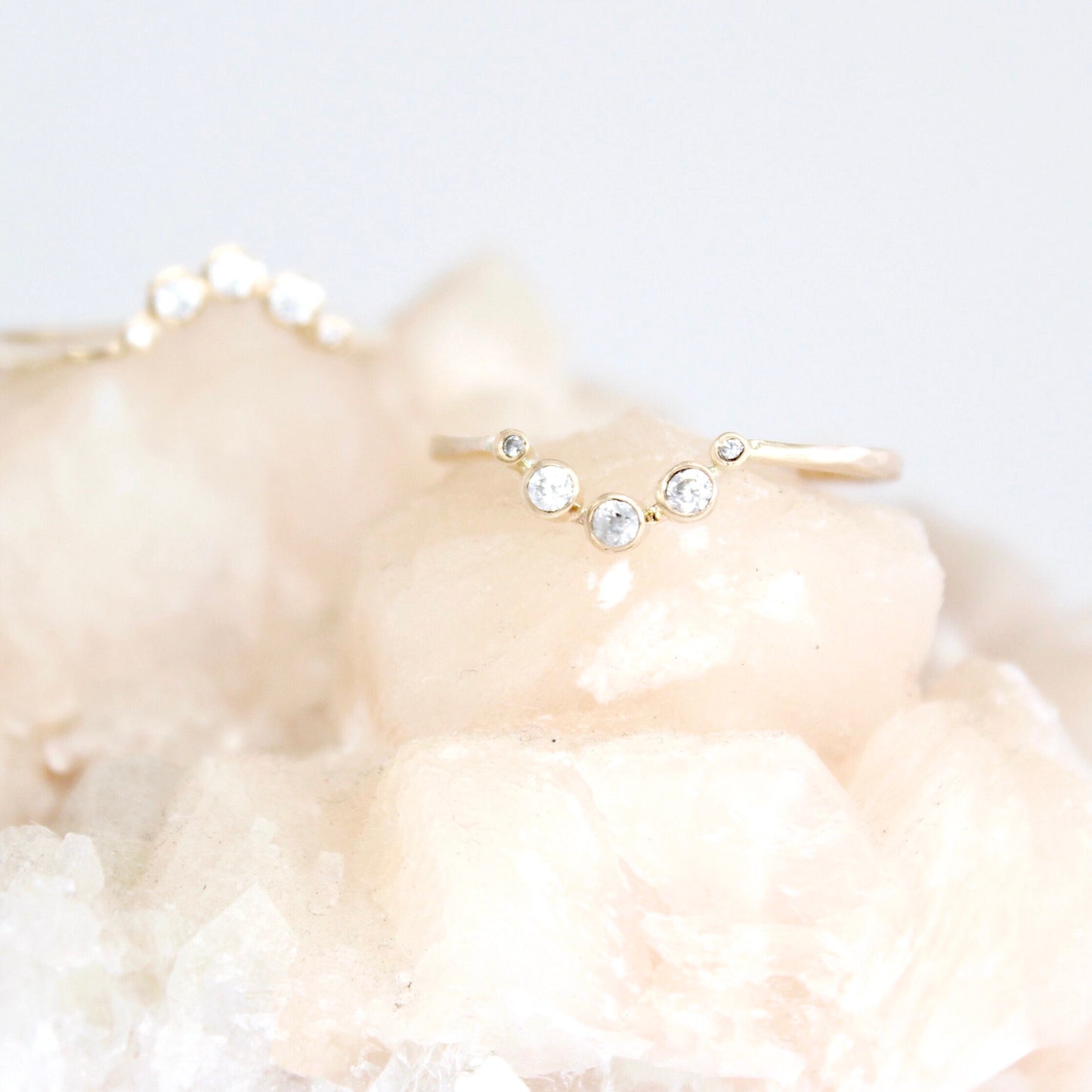 Diamond “Elara” Stacking Ring