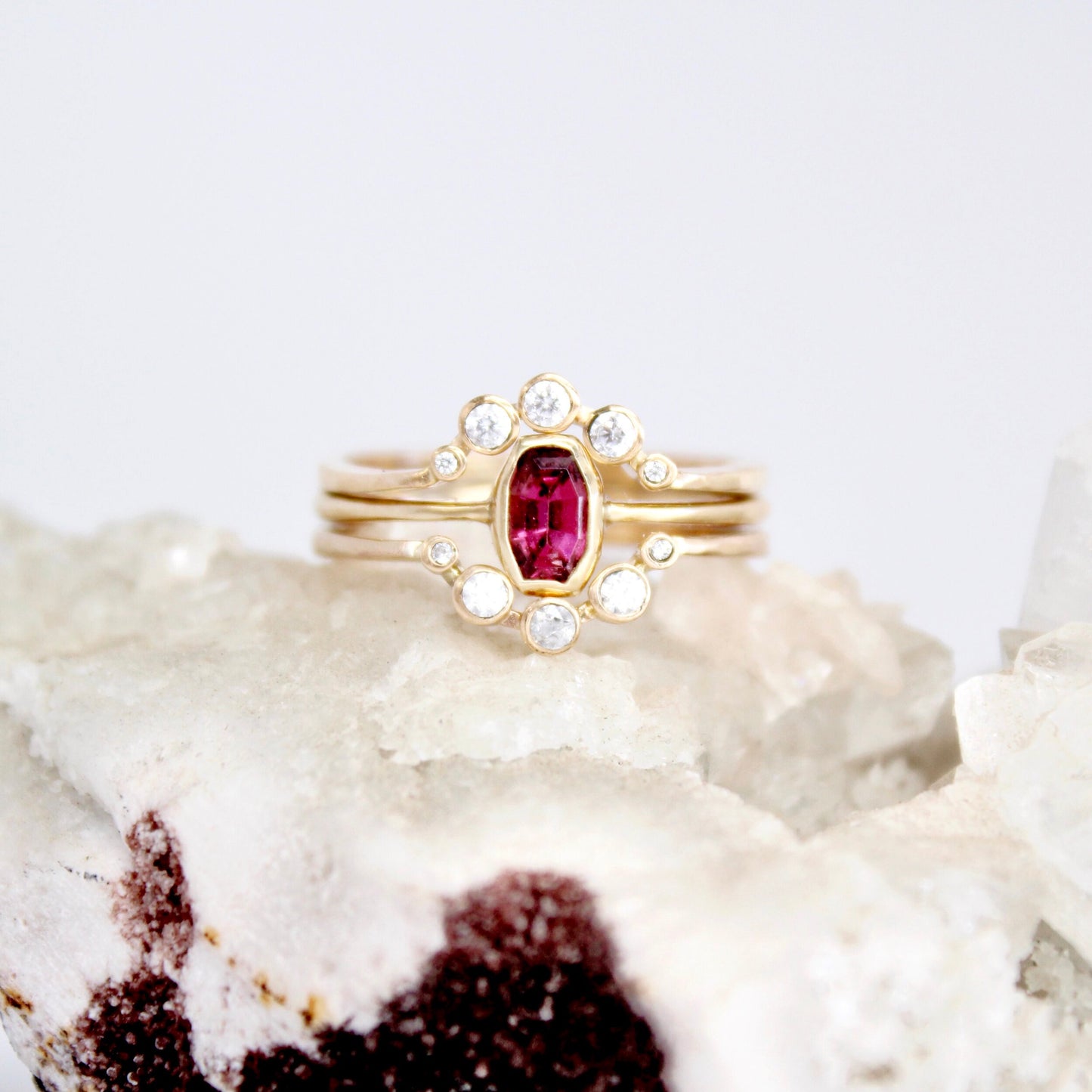 Diamond “Elara” Stacking Ring