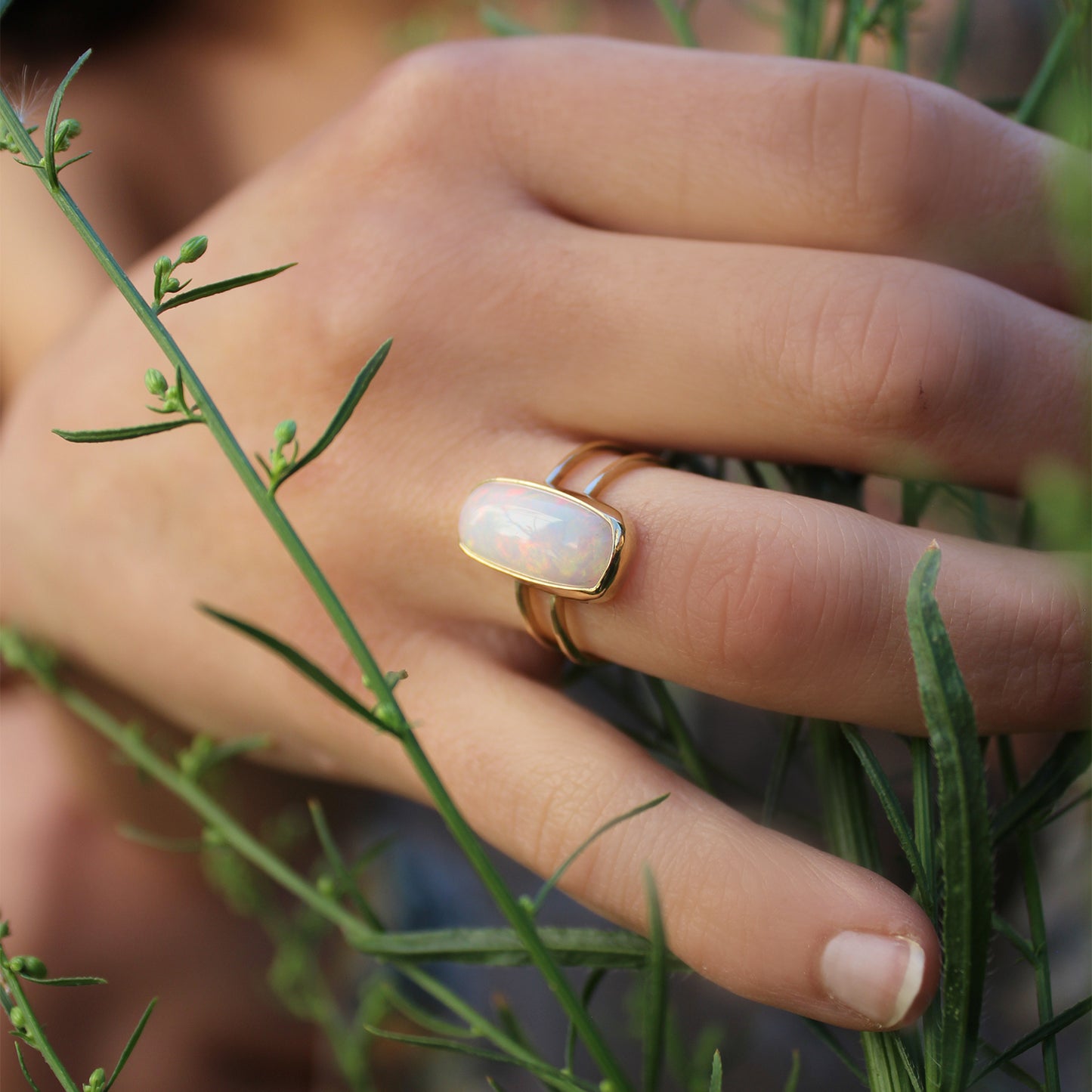 Opal "Aurora" Ring