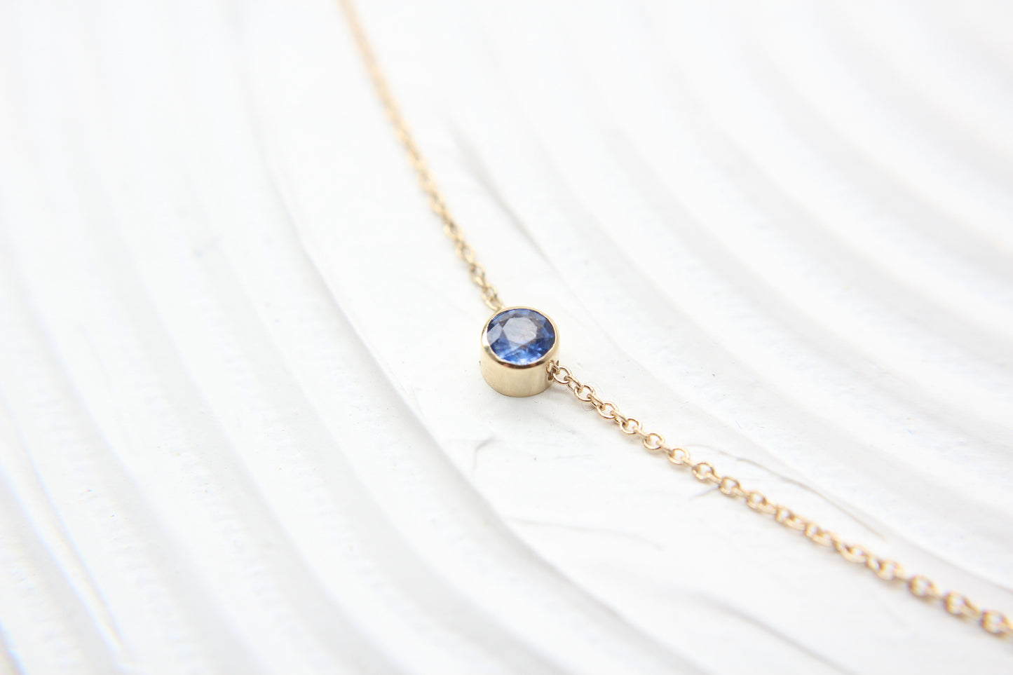 Sapphire "Grace" Sliding Necklace