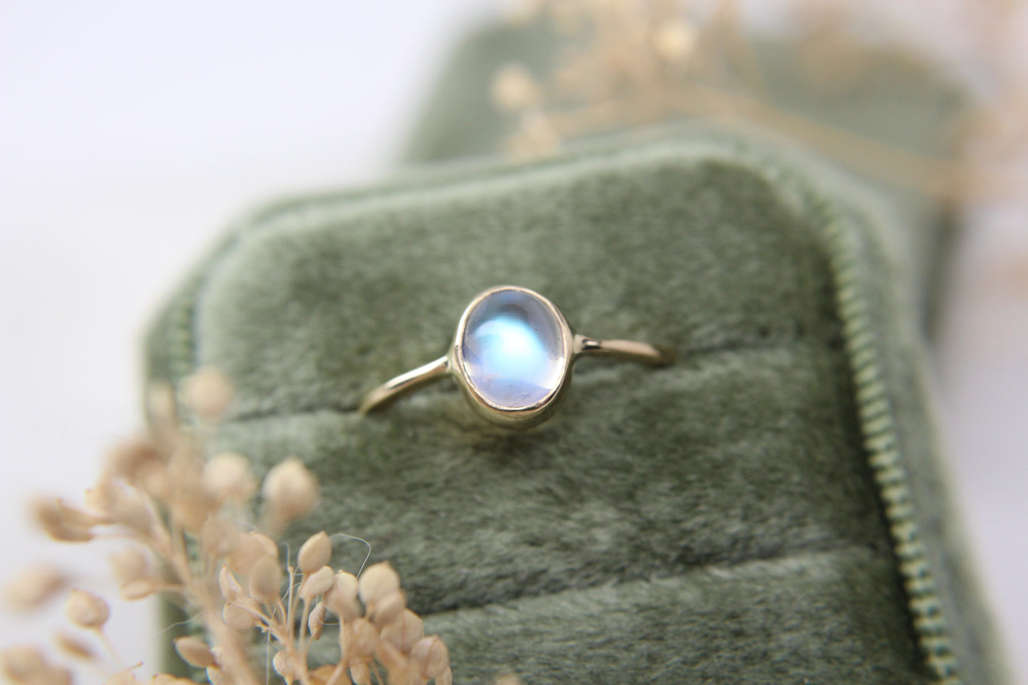 Rainbow Moonstone “Eden” Ring