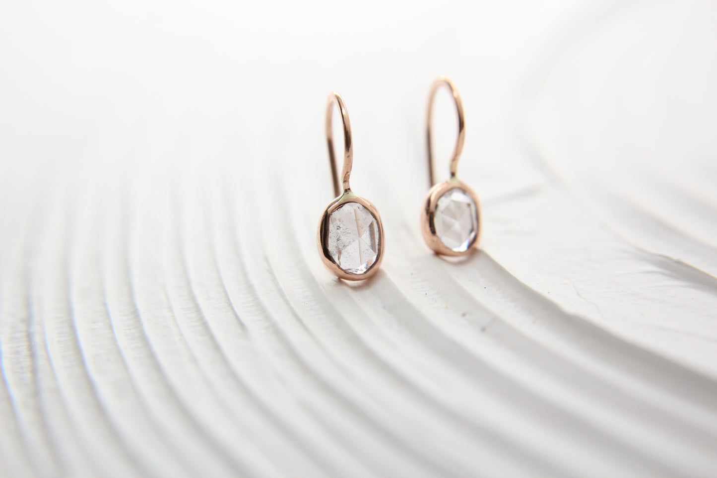 Rose Gold Spinel "Amaya" Earrings