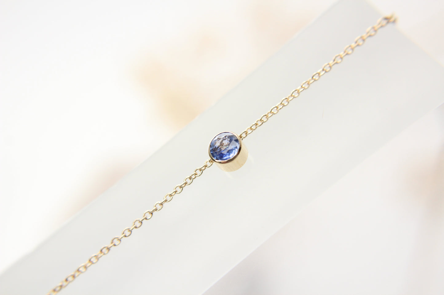 Sapphire "Grace" Sliding Necklace