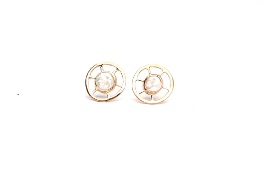 Pearl "Adela" Stud Earrings