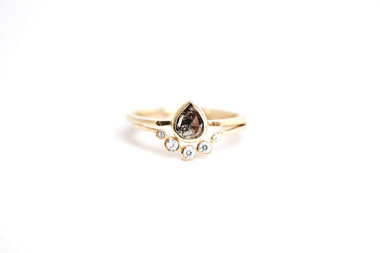 Diamond “Elara” Stacking Ring