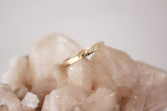 2mm Textured "Waves" Band