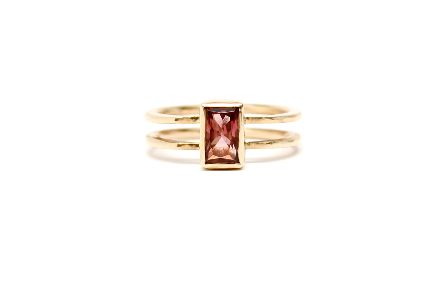 14k “Zali” Ring - Pink Tourmaline