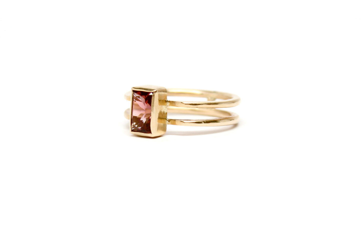 14k “Zali” Ring - Pink Tourmaline