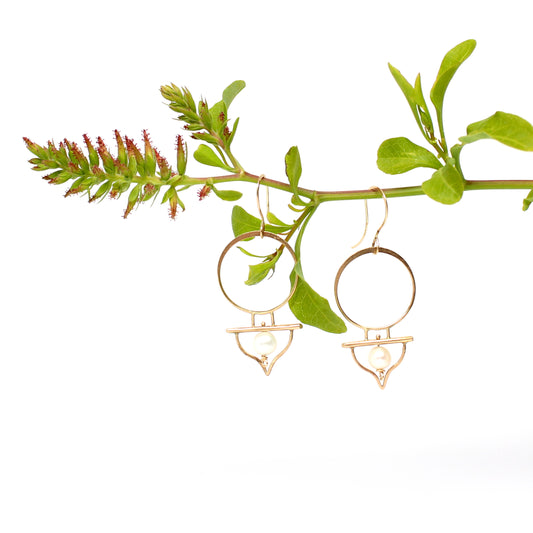 Goddess Pearl Earrings