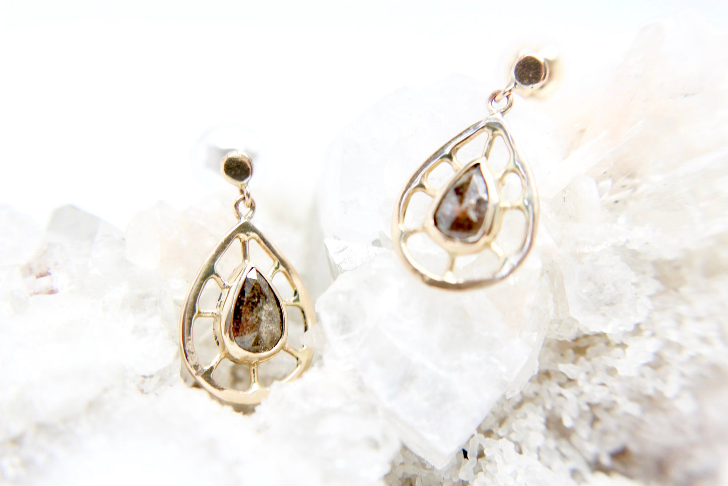 Brown Diamond "Lilliana" Earrings