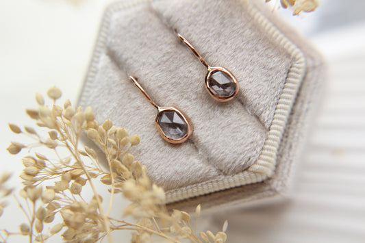 Rose Gold Spinel "Amaya" Earrings