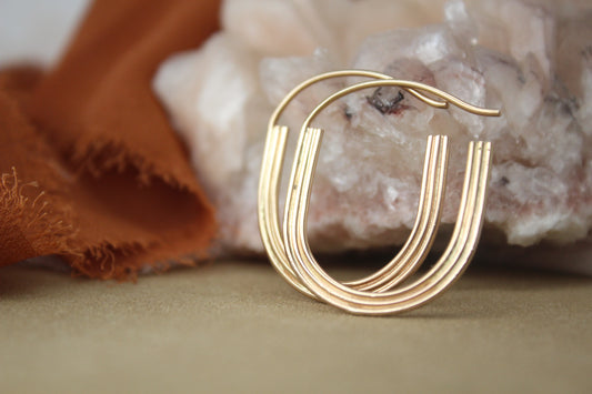 Large “Iris” Arch Hoops