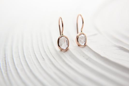 Rose Gold Spinel "Amaya" Earrings